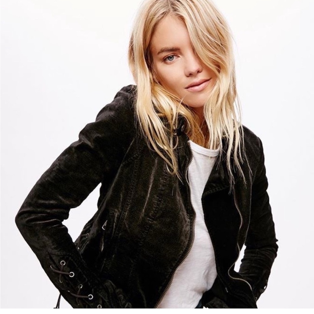 Women's Black Suede Jacket
